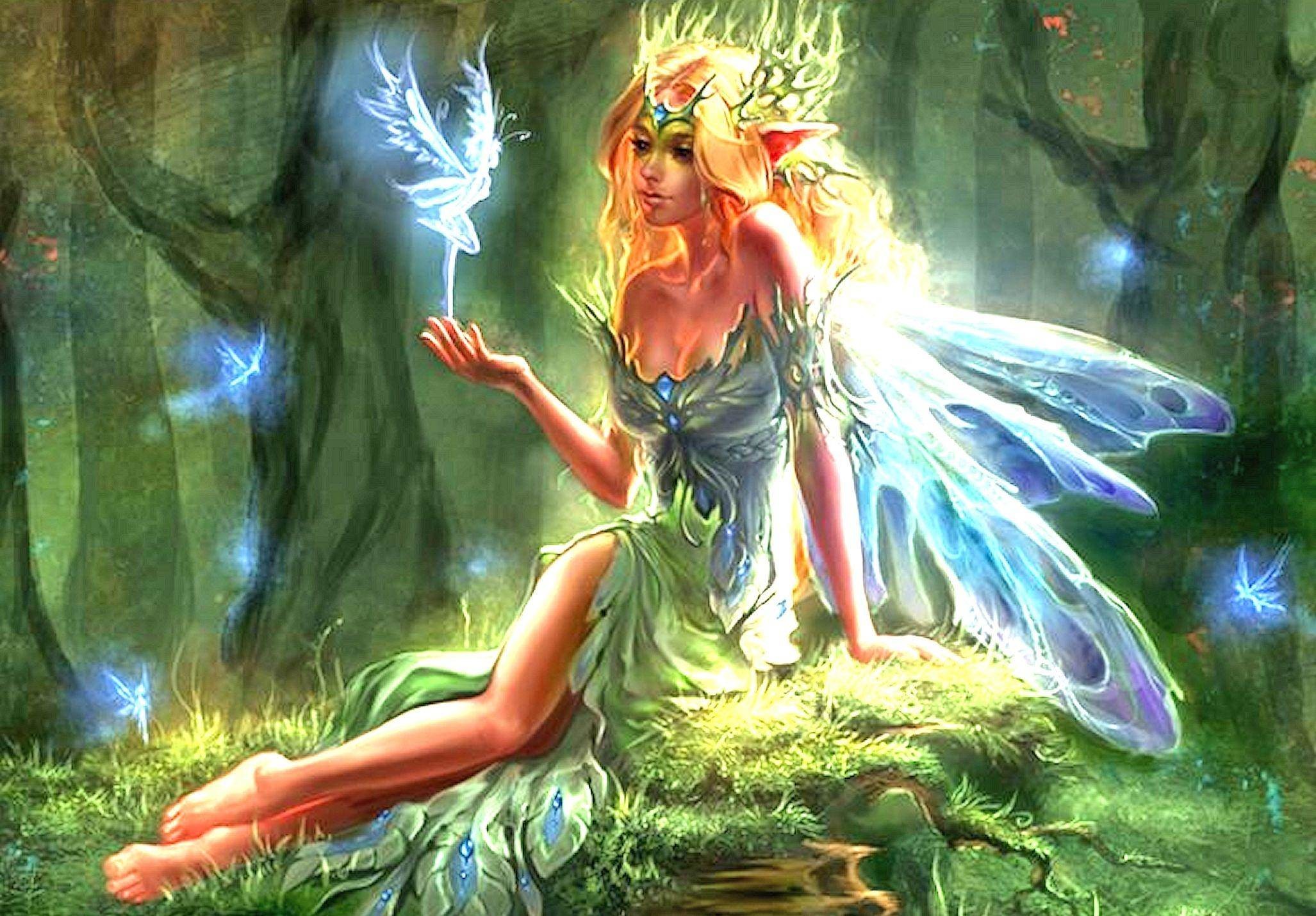 Fairy Wallpaper Cool Wallpapers Source Â - Beautiful Fairy - HD Wallpaper 