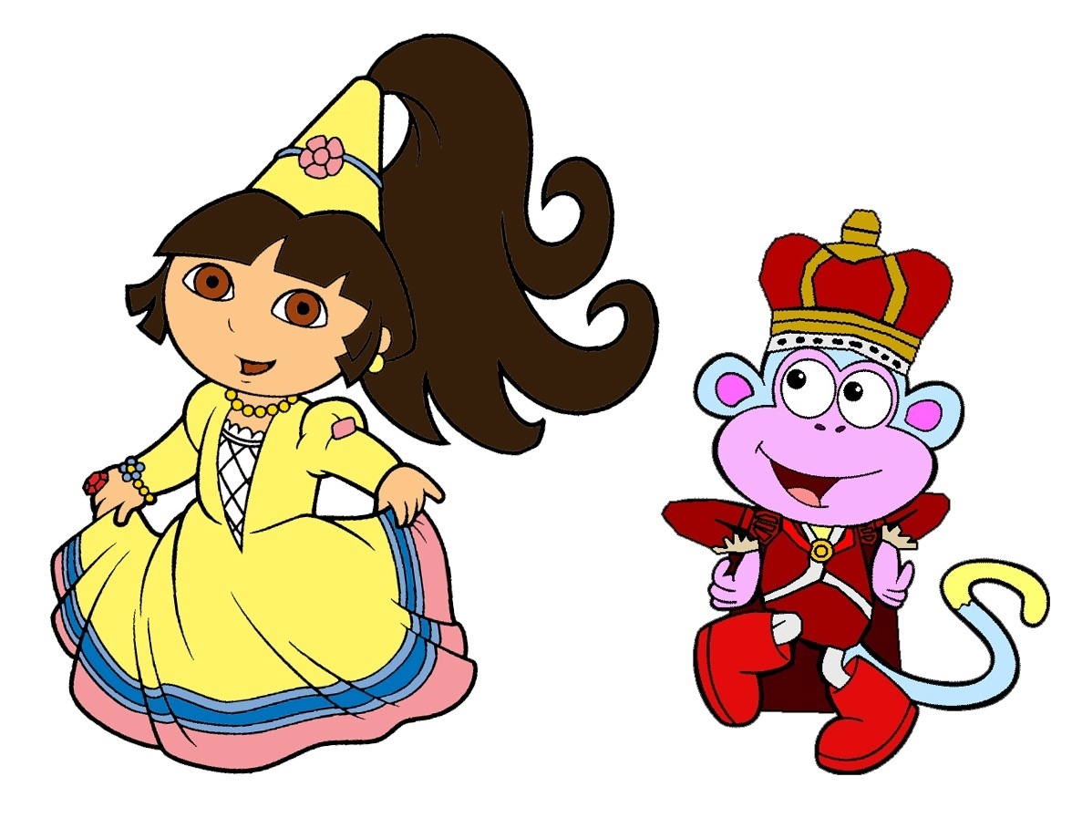 Princess Dora And Prince Boots Dora The Explorer Wallpapers - Dora The Explorer Princess Dora - HD Wallpaper 