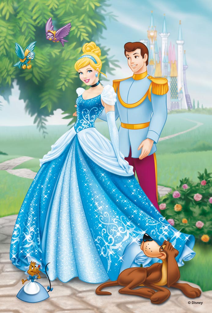 Cendrillon And Prince Charming - Princess Cinderella And Prince Charming -  693x1024 Wallpaper 