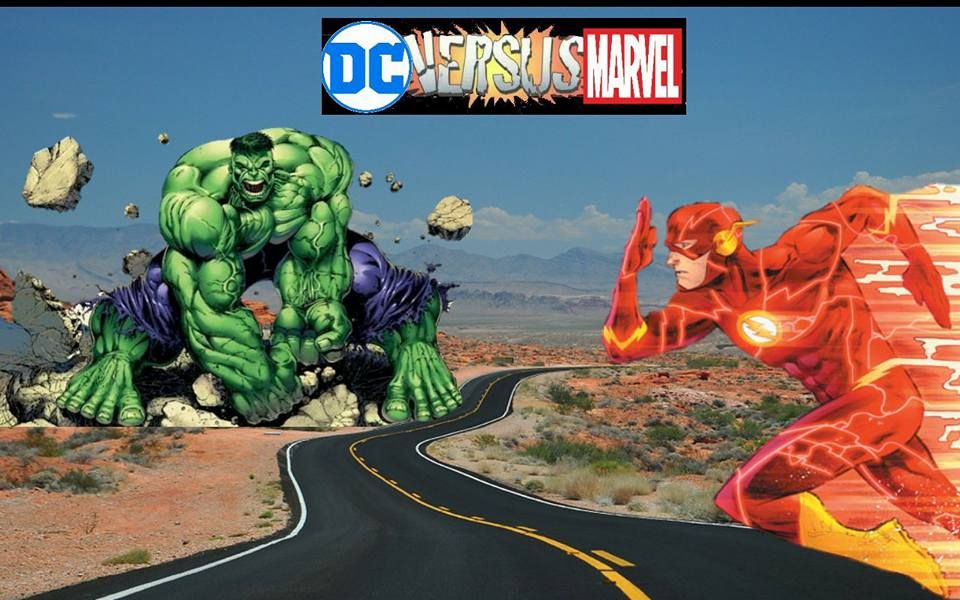 Hulk Vs Flash - HD Wallpaper 