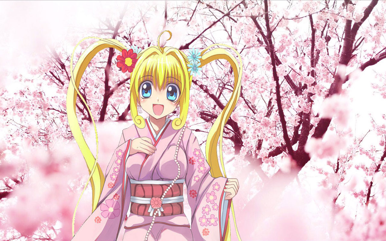 Cherry Blossom Wallpaper - Anime - HD Wallpaper 