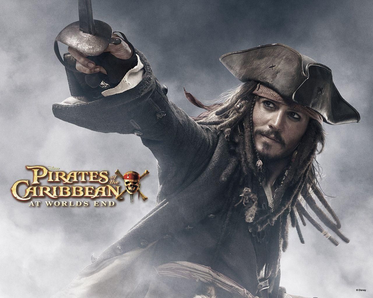 Jack Sparrow Pirates Of The Caribbean Movie - HD Wallpaper 