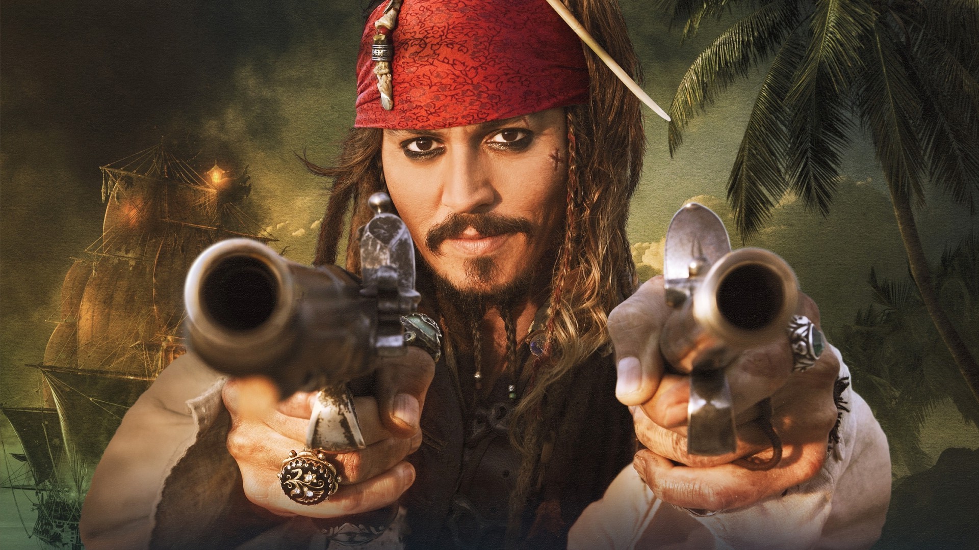Johnny Depp Wallpaper Jack Sparrow - HD Wallpaper 