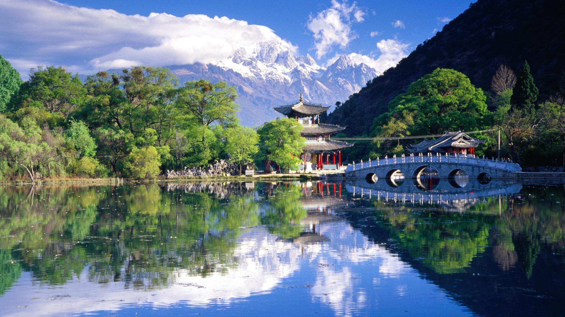 Chinese Scenery - HD Wallpaper 