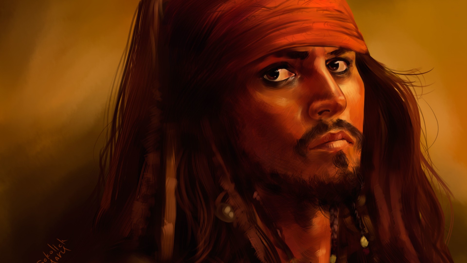 Captain Jack Sparrow - HD Wallpaper 