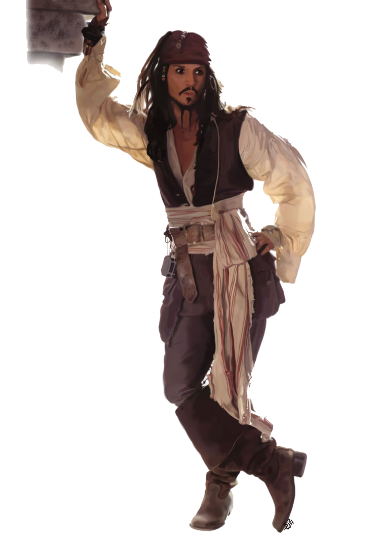Captain Jack Sparrow Free Download Png - Transparent Jack Sparrow Png - HD Wallpaper 
