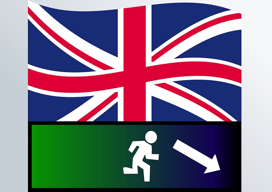 Brexit, Flag, Identity, United, Kingdom, England, Europe, - Emergency Exit - HD Wallpaper 