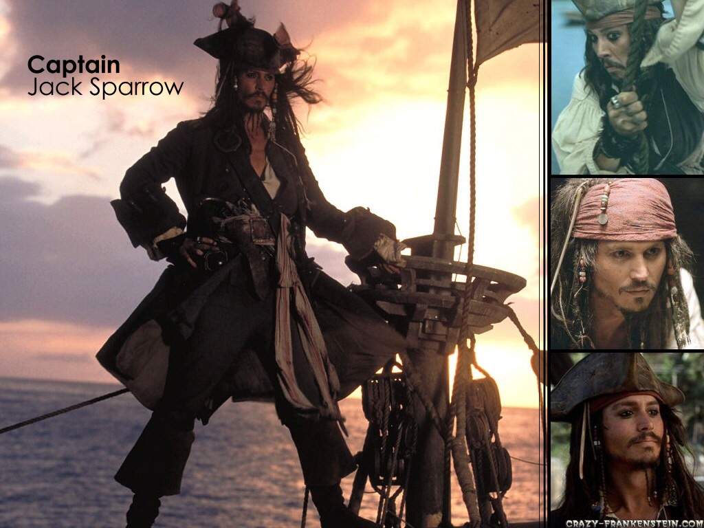 Jack Sparrow And His Black Pearl - HD Wallpaper 