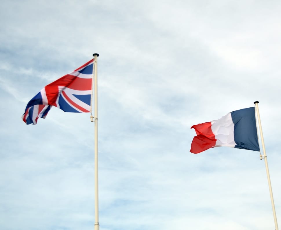 Great Britain Flag Preview - Britain And France - HD Wallpaper 