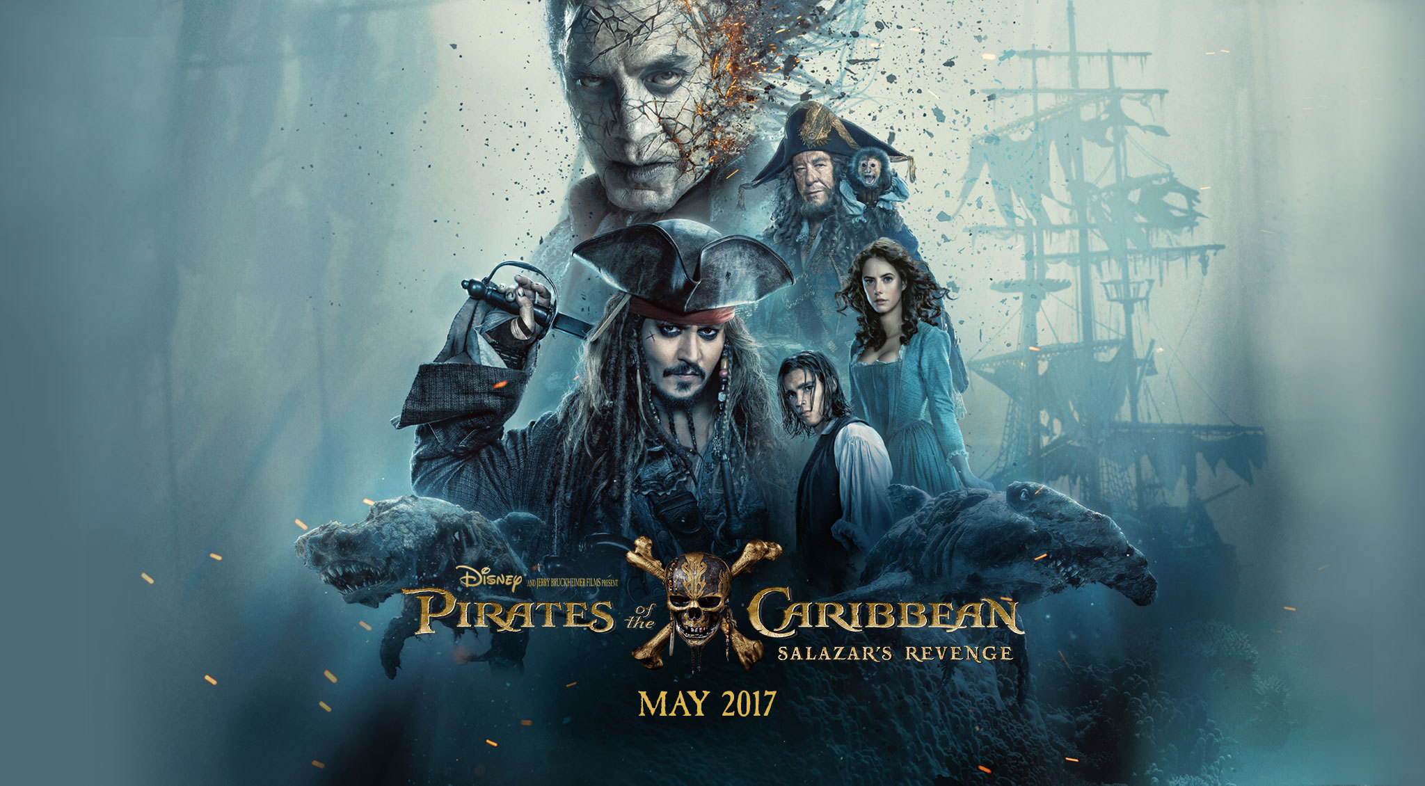 Pirates Of The Caribbean Salazar's Revenge - HD Wallpaper 