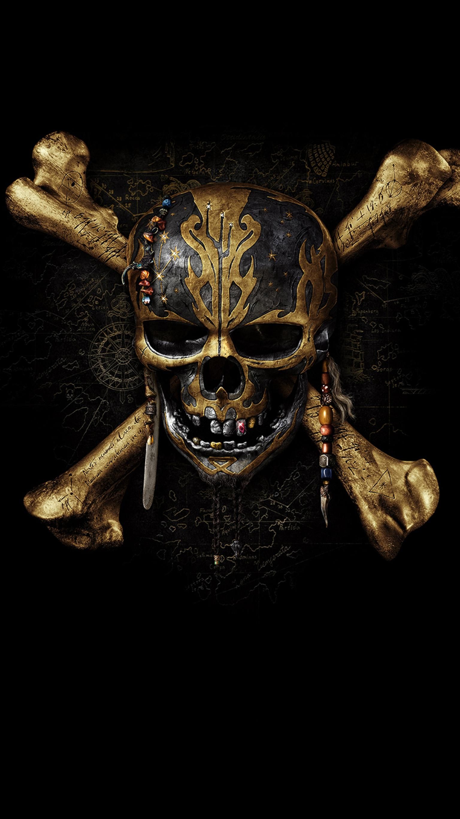 Pirates Of The Caribbean 5 Skull - HD Wallpaper 