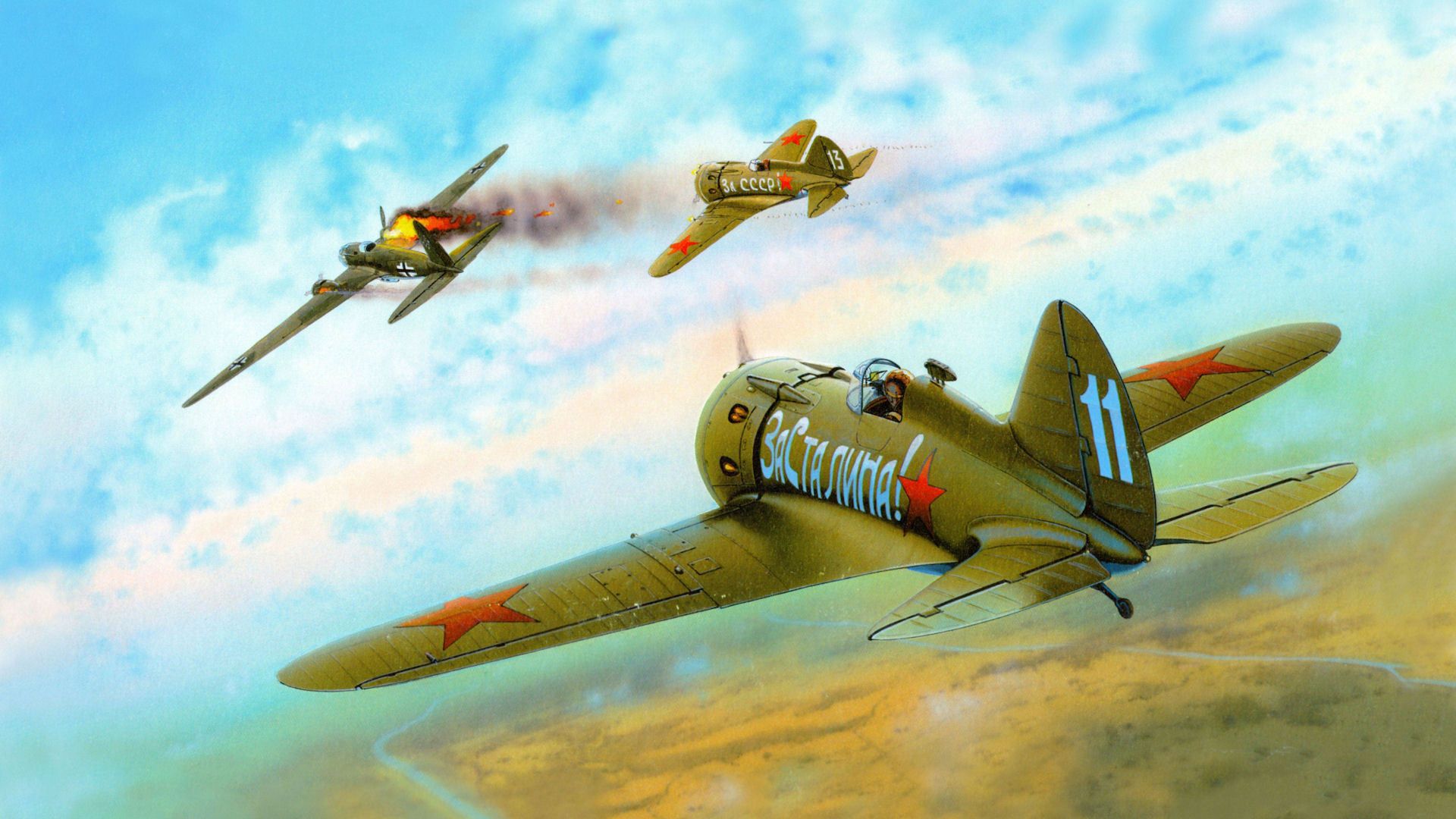 Ishachok, Polikarpov, For The Soviet Union, For Stalin, - Eduard - HD Wallpaper 