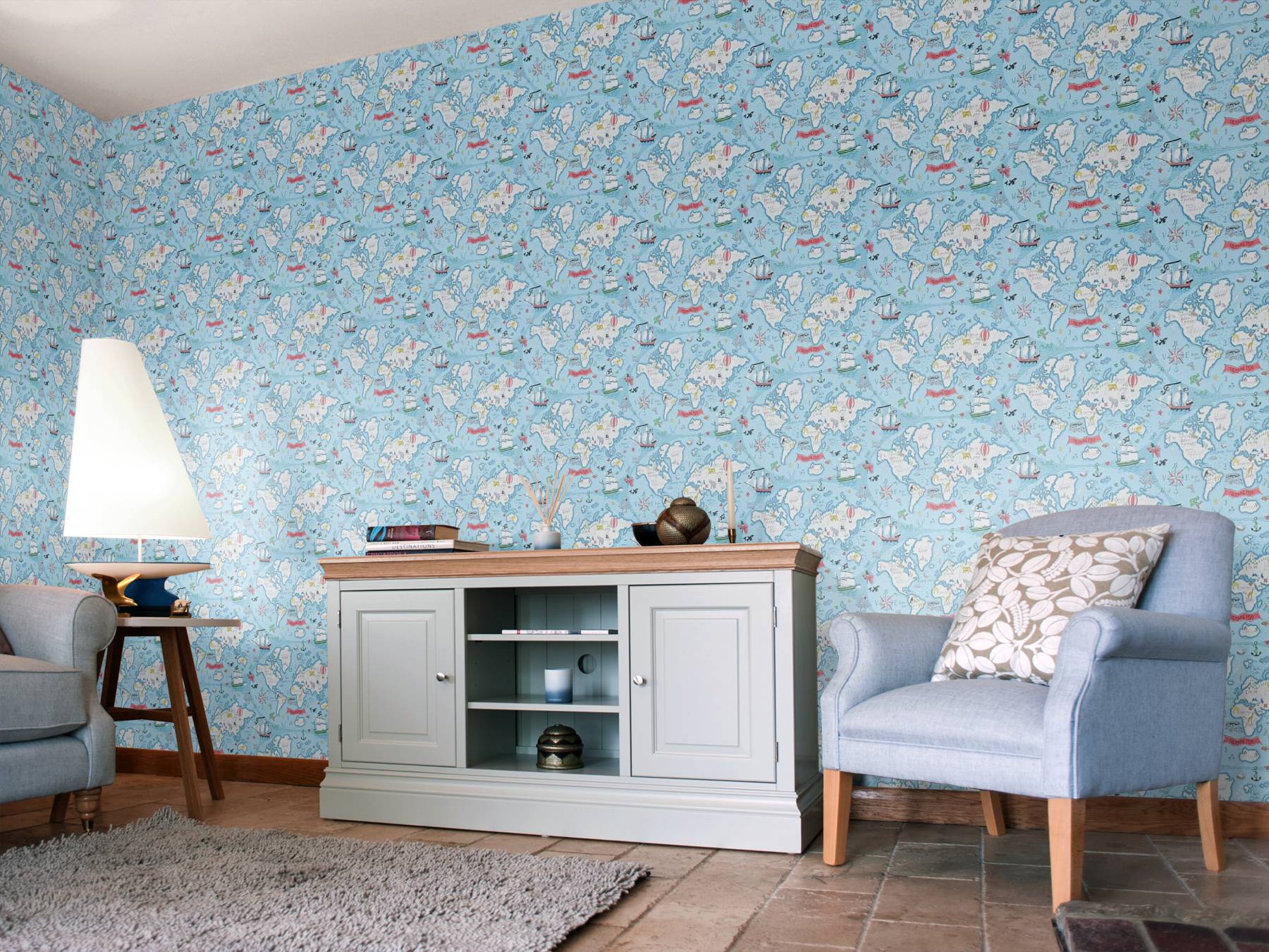 Laura Ashley Duck Egg Summer Palace - HD Wallpaper 