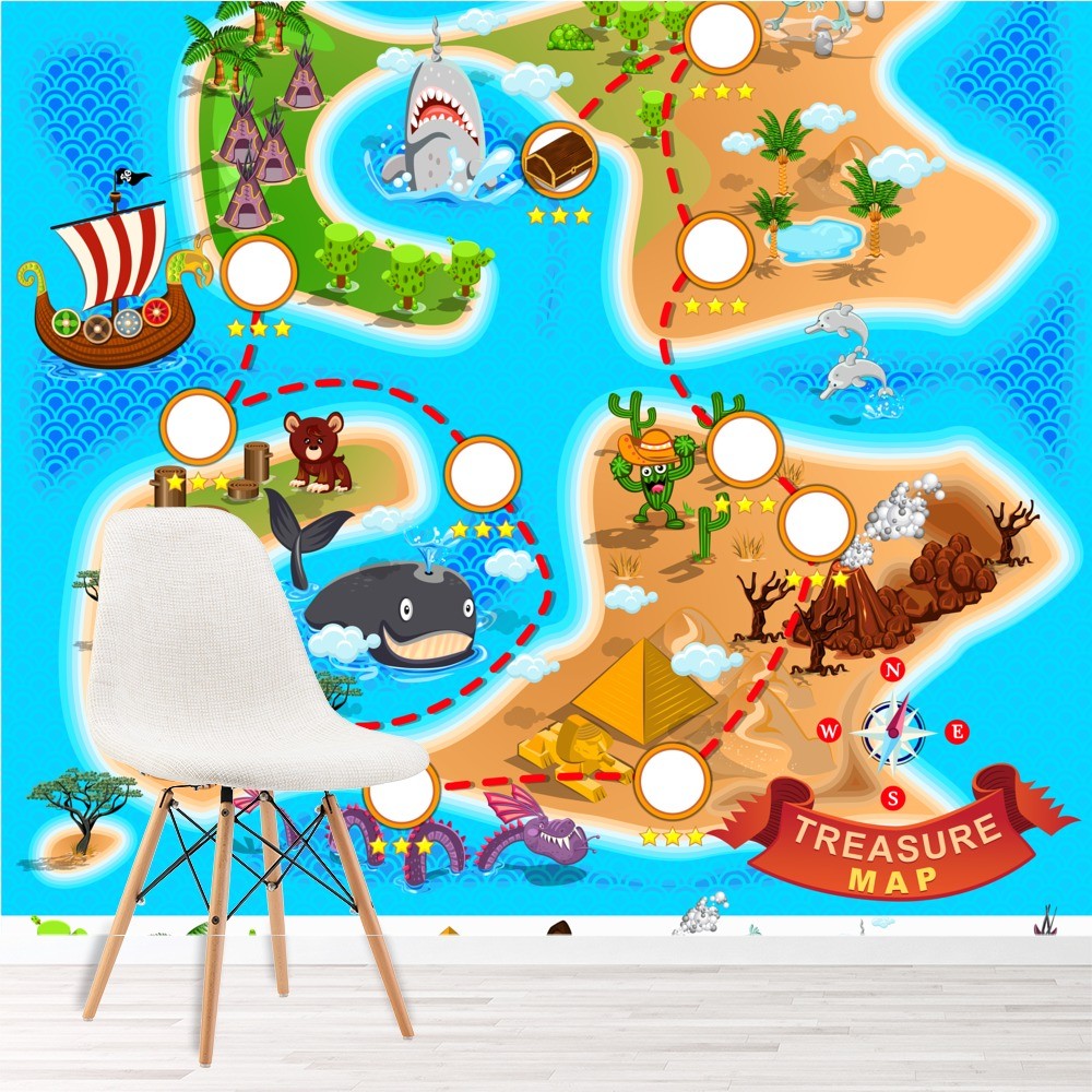 Treasure Map For Girls - HD Wallpaper 
