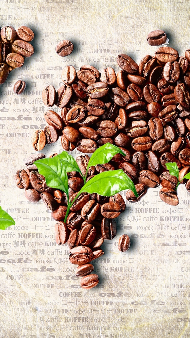 Iphone Wallpaper The Coffee Beans Creative Art, World - Thank You Coffee Beans - HD Wallpaper 
