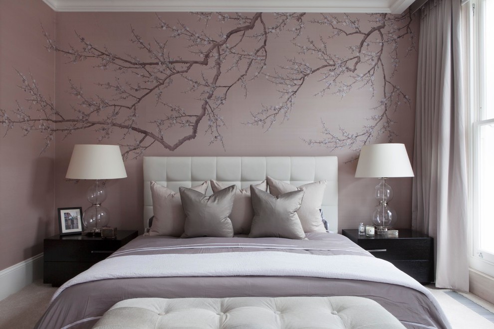 London Graham And Brown Frames Wallpaper With Vinyl Curtains Go With