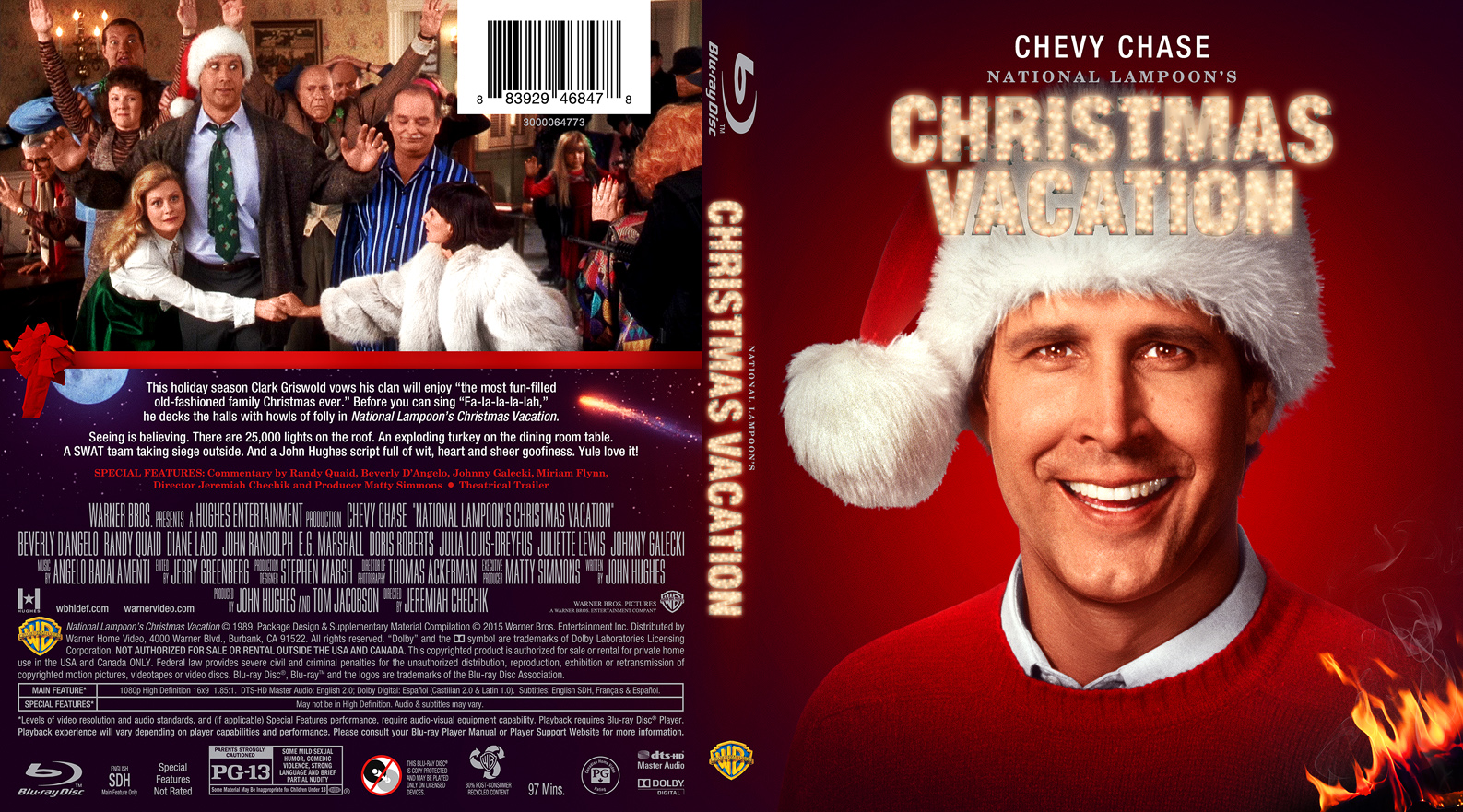 National Lampoon S Christmas Vacation Hd Wallpapers, - National Lampoon's Christmas Vacation Blu Ray Cover - HD Wallpaper 