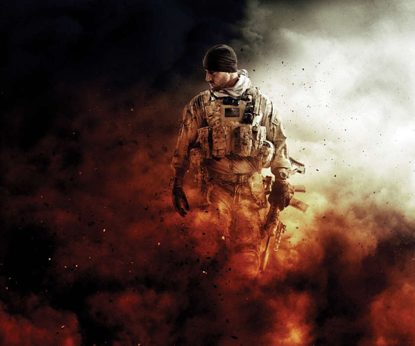 Download Mobile Wallpaper People, Smoke, Men, War For - Medal - HD Wallpaper 