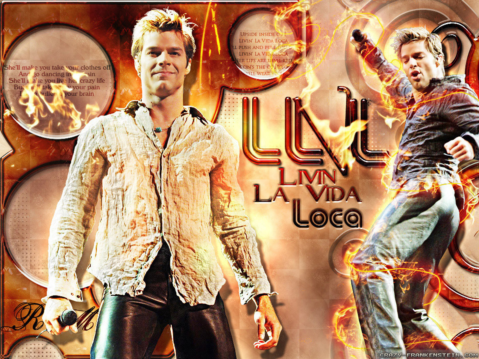 Livin La Vida Loca Ricky Martin - HD Wallpaper 