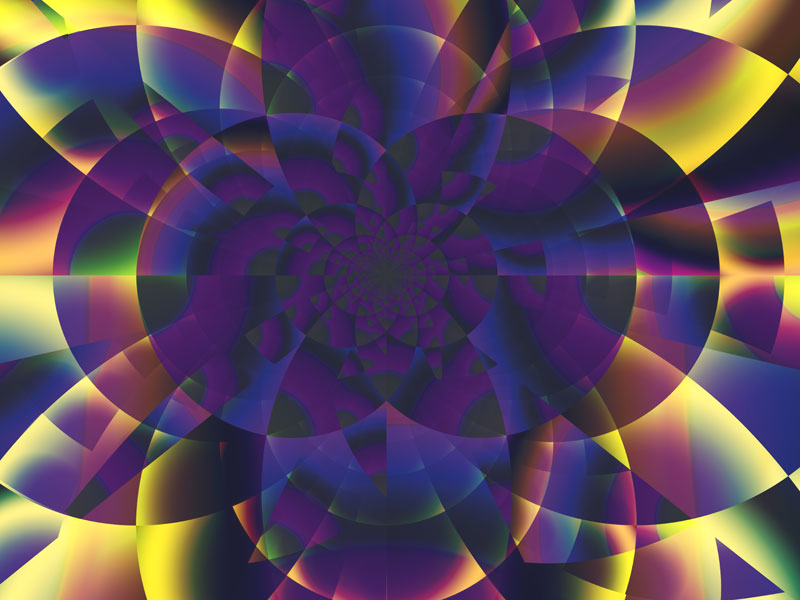 Fractal Art Wallpaper, Purple Heart - Purple Heart - HD Wallpaper 