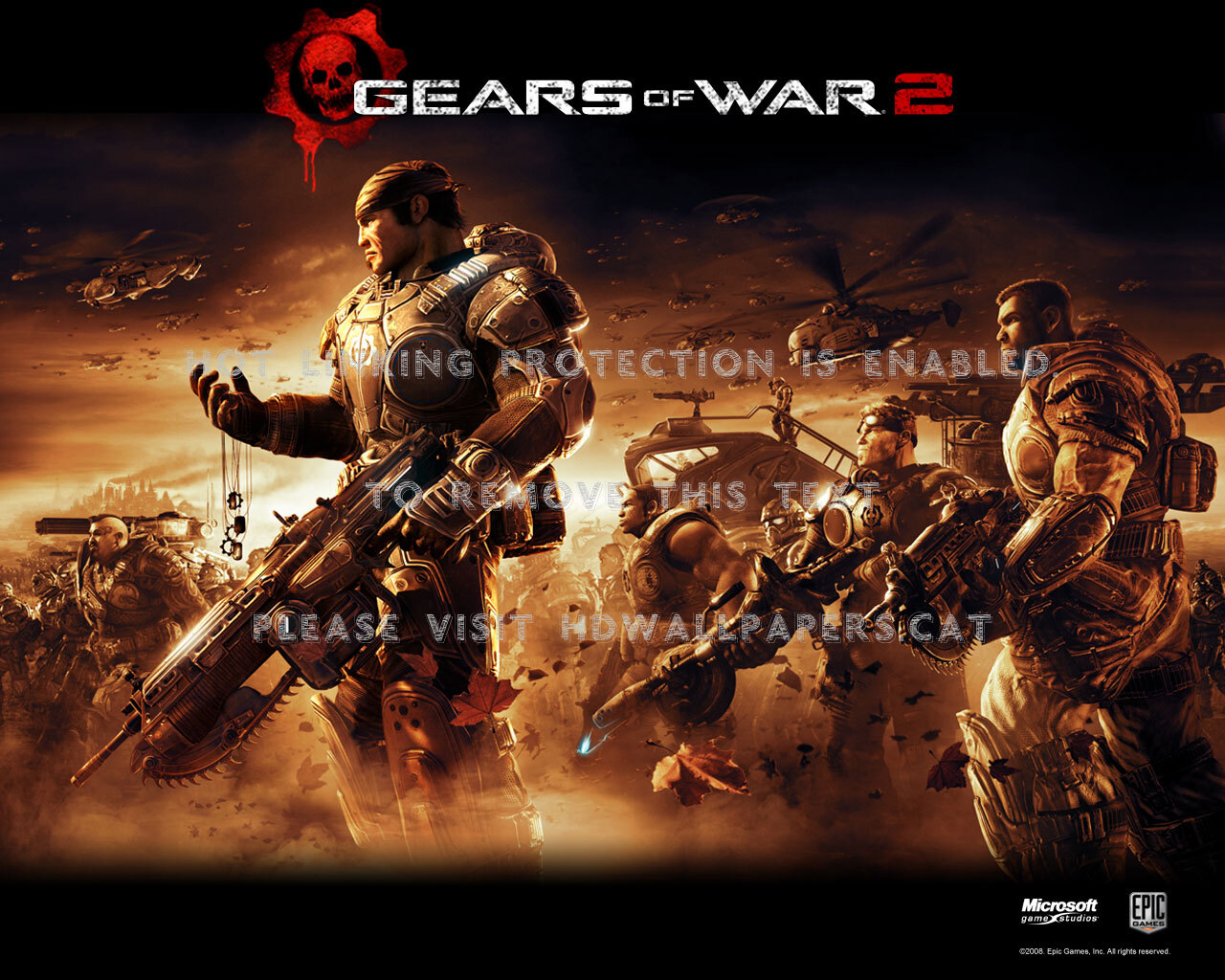 Engrenagens De Guerra Jogo Gears Of War - Gears Of War 2 - HD Wallpaper 