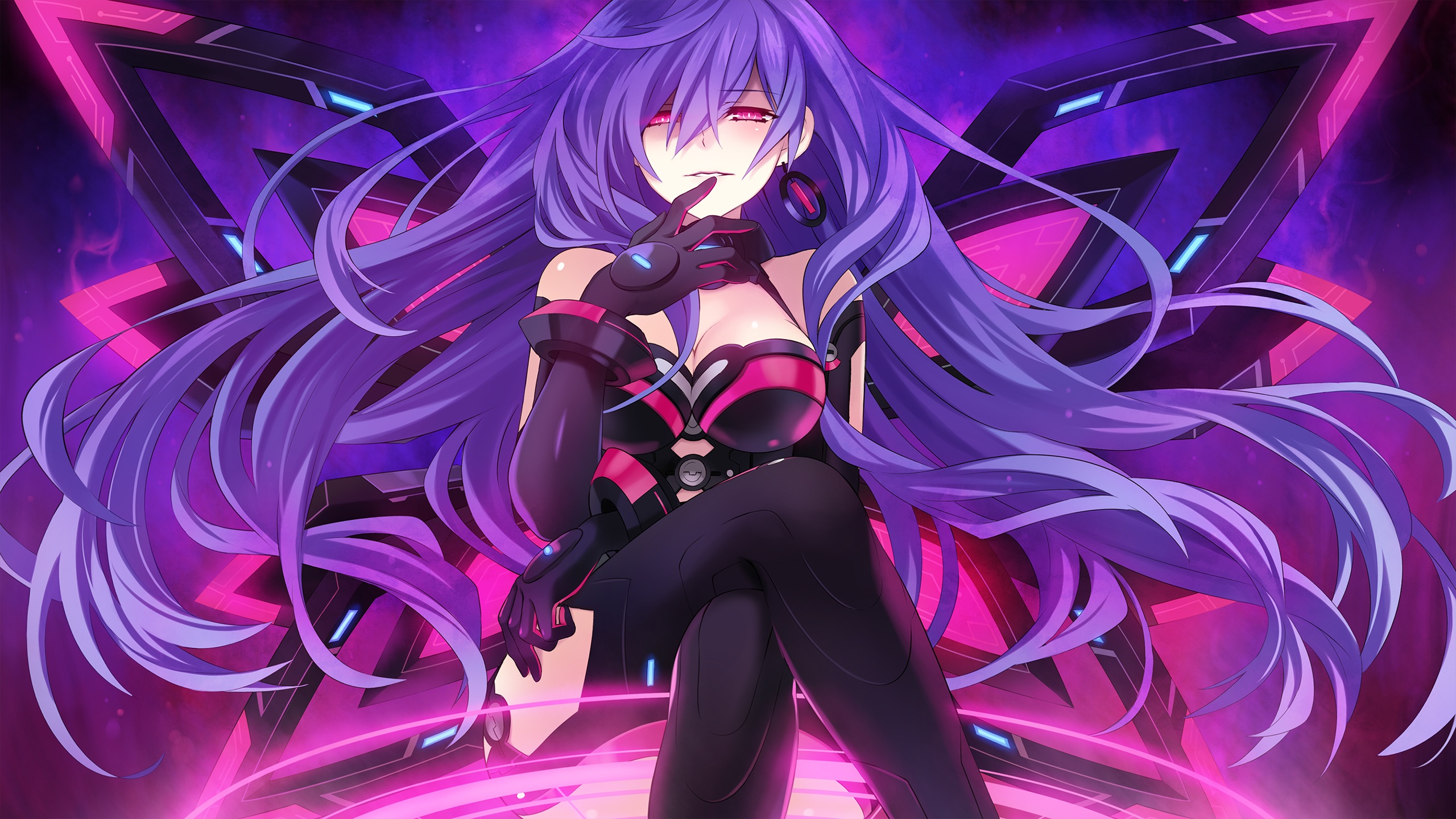 Hyperdimension Neptunia Iris Heart - HD Wallpaper 