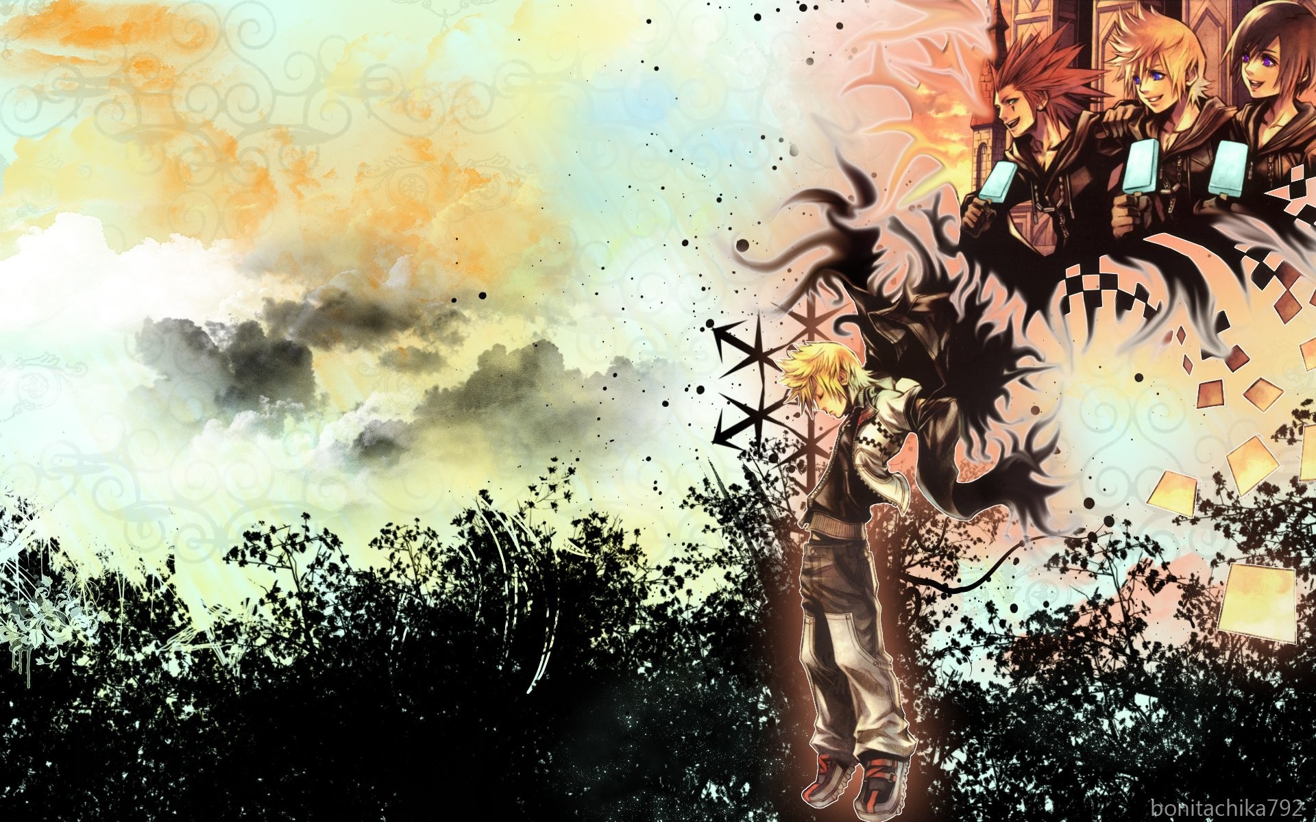 Hd Wallpaper - Kingdom Hearts Wallpaper Roxas - HD Wallpaper 