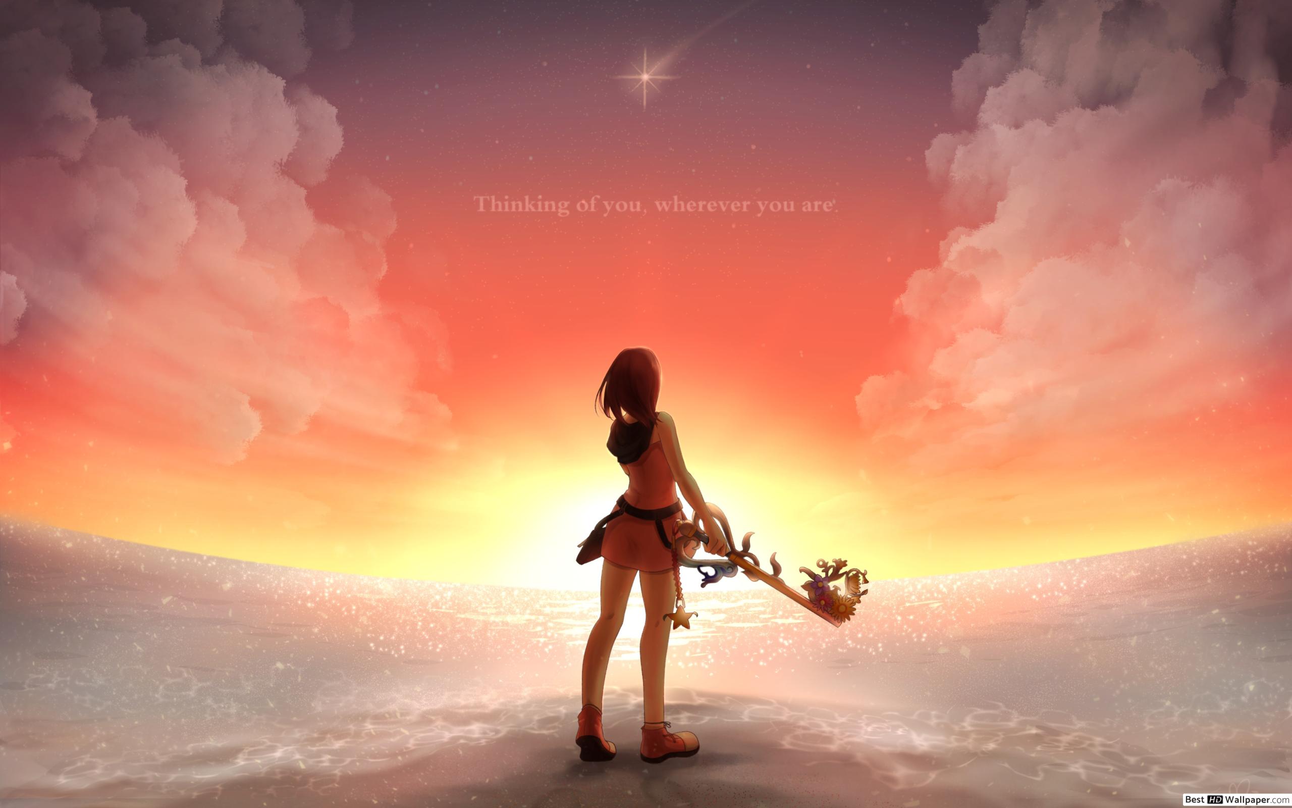 Sora And Kairi 4k - HD Wallpaper 