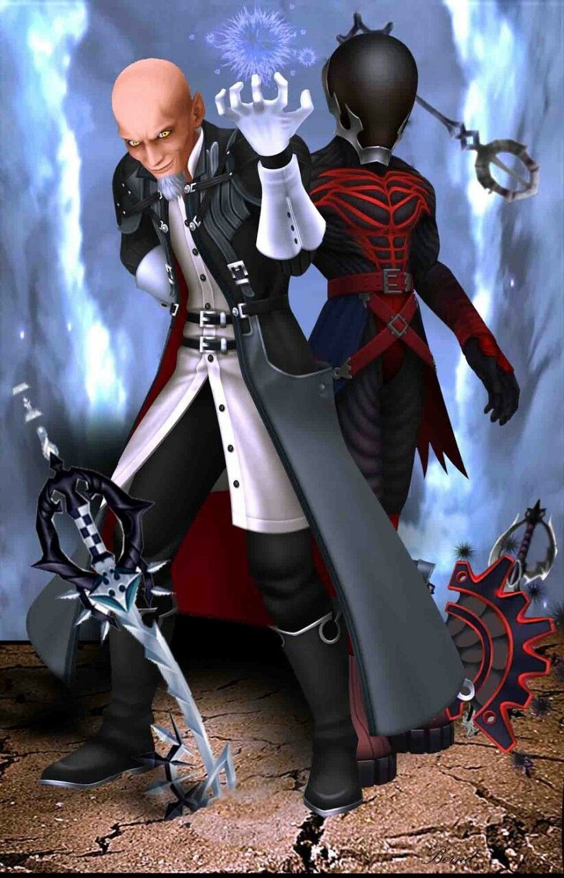 Master Xehanort And Vanitas - HD Wallpaper 