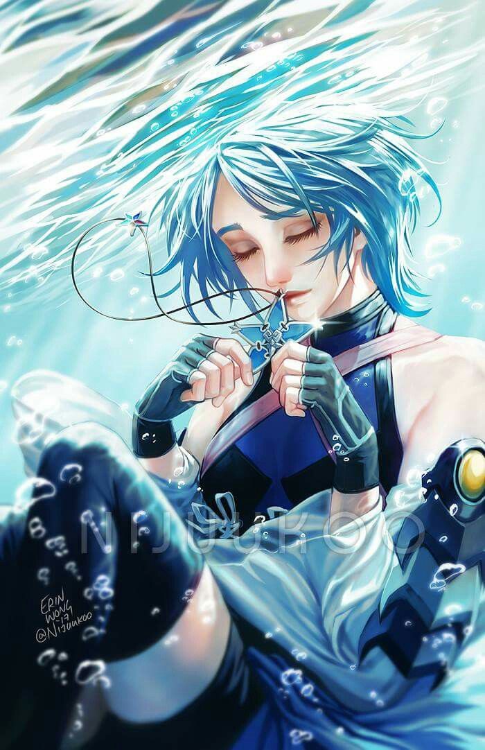 Kingdom Hearts Aqua Fan Art - HD Wallpaper 