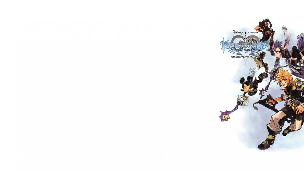 Kingdom Hearts White Anime Hd Wallpaper,cartoon/comic - HD Wallpaper 