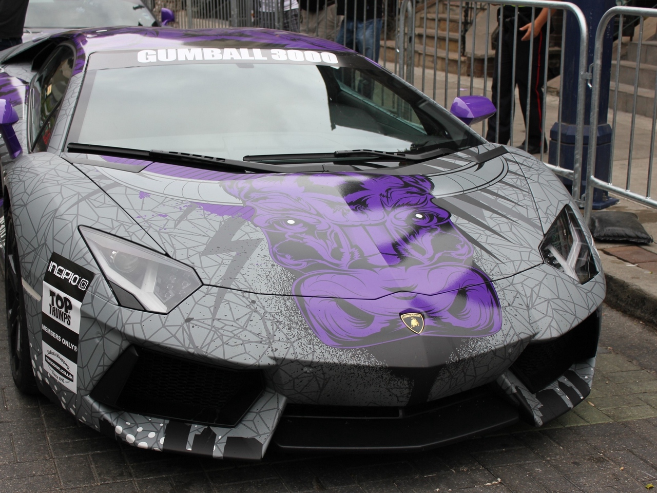 Wallpaper Lamborghini, Aventador, Supercar, Gumball - Purple Supercars Iphone - HD Wallpaper 