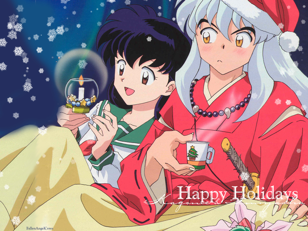 Inuyasha Christmas - HD Wallpaper 