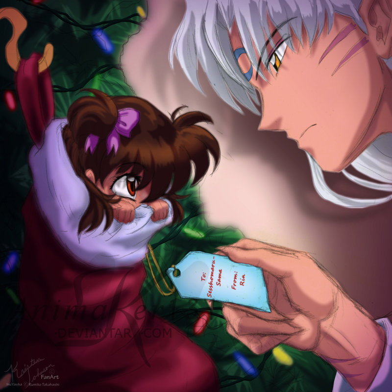Can I Be Your Present - Fan Art Sesshomaru - HD Wallpaper 