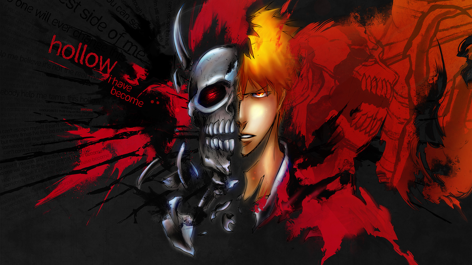 Ichigo Hollow - HD Wallpaper 