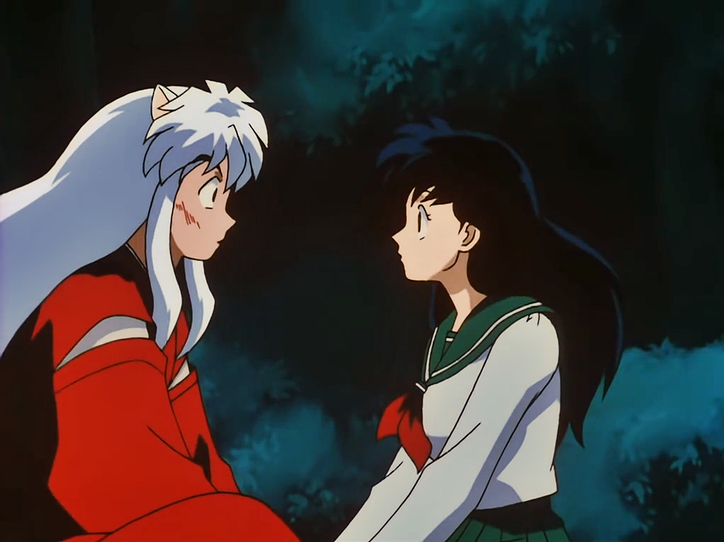 Cartoon, Series And Classic - Gambar Inuyasha Dan Kagome Romantis - HD Wallpaper 