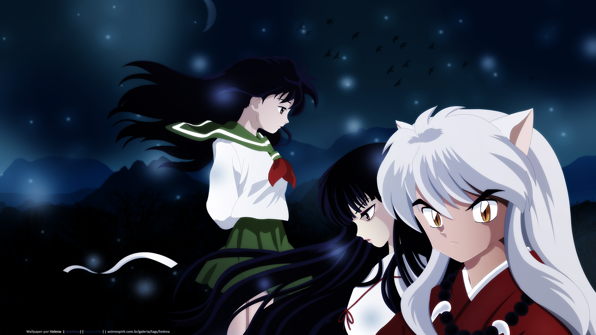 Fondo De Pantalla Pc Inuyasha - HD Wallpaper 