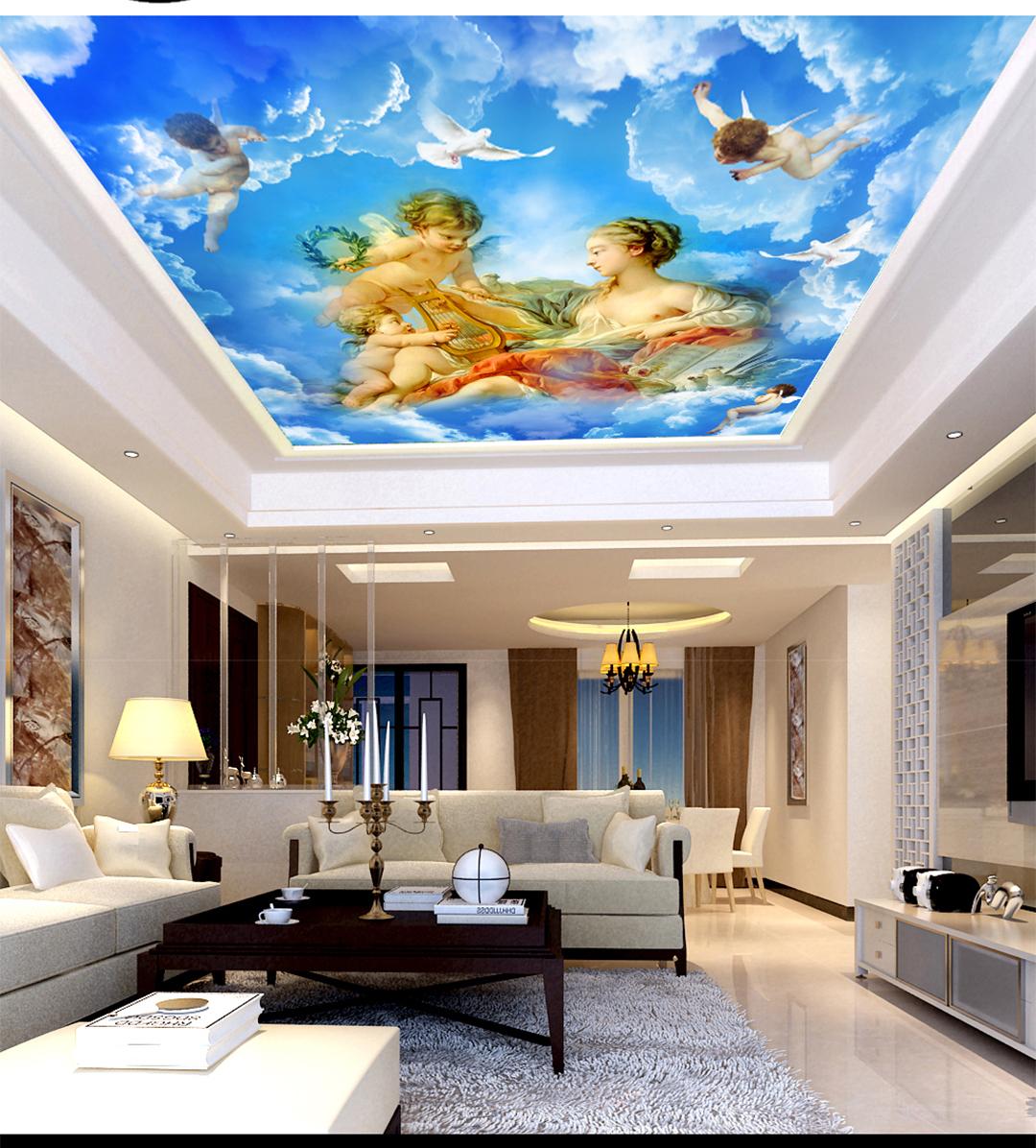 Sky Ceiling Mural - HD Wallpaper 
