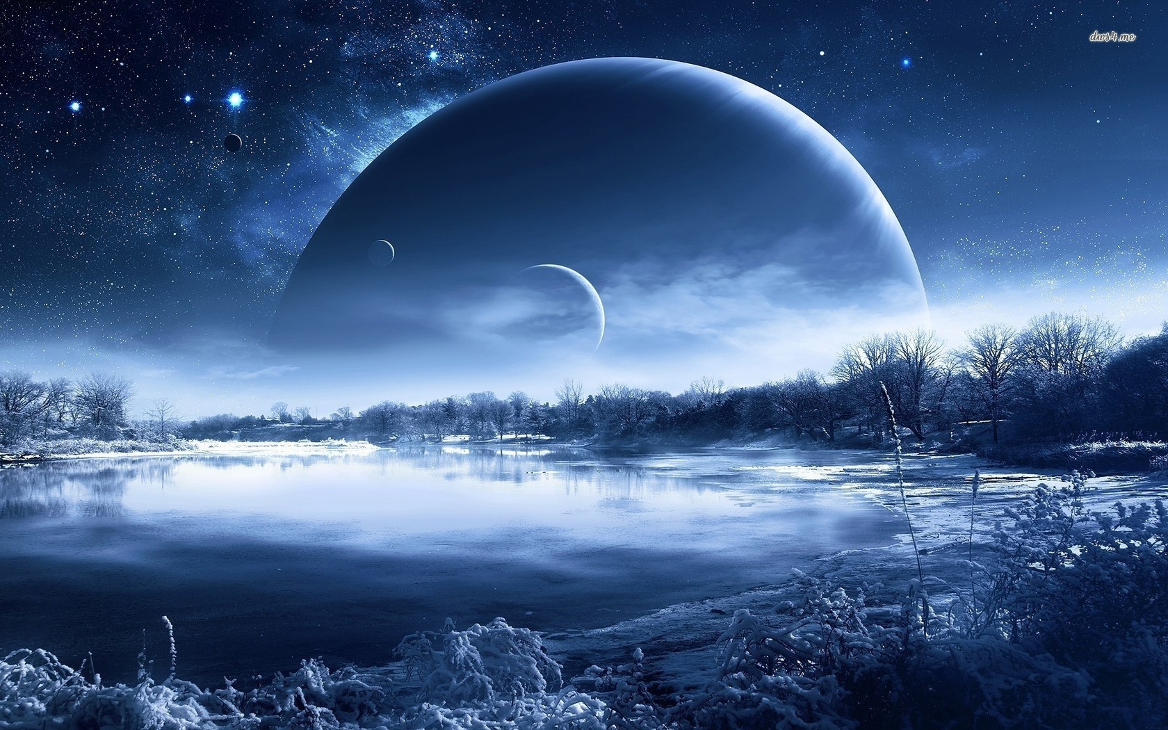 Fantasy Wallpaper Planet - HD Wallpaper 