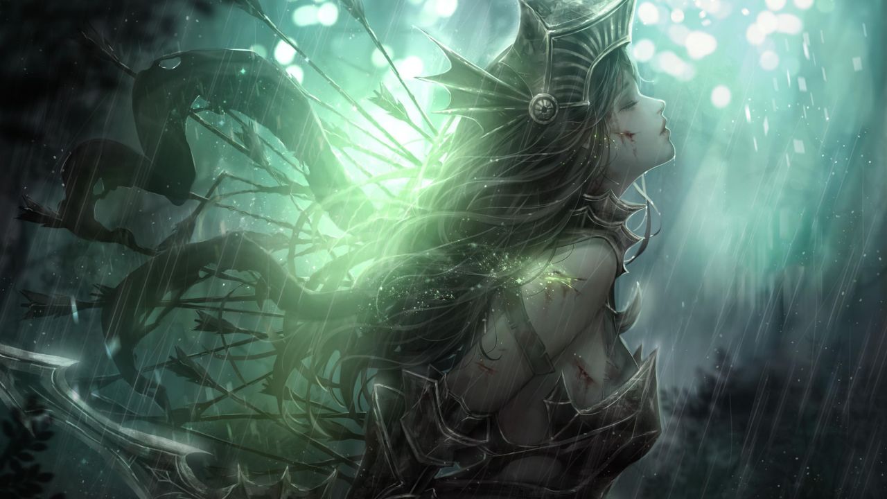 Fantasy Girl Warrior - HD Wallpaper 