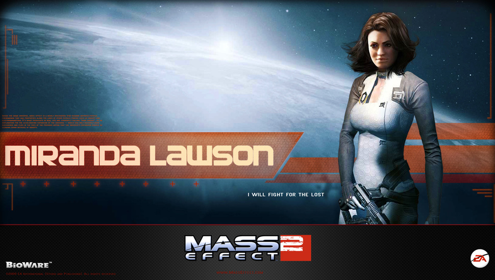 Miranda, Effect, Mass, Lawson, Cerberus, Miranda, Effect, - Mass Effect 2 - HD Wallpaper 