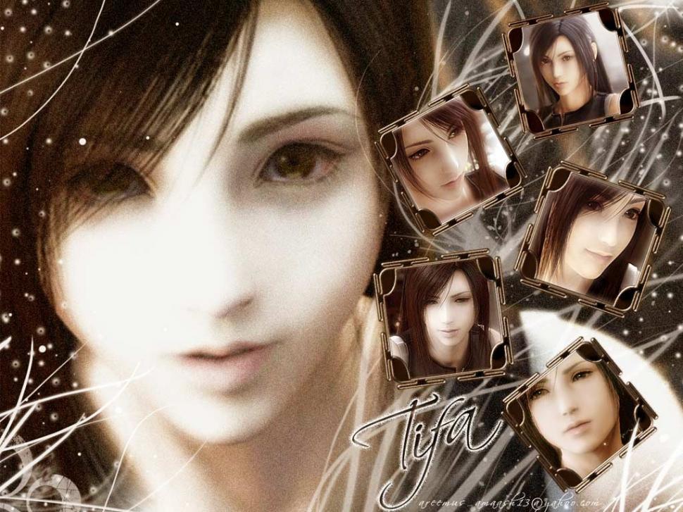 Tifa Female Final Fantasy Game Girl Video Hd Wallpaper,games - Hd Wallpapers Final Fantasy Girls - HD Wallpaper 