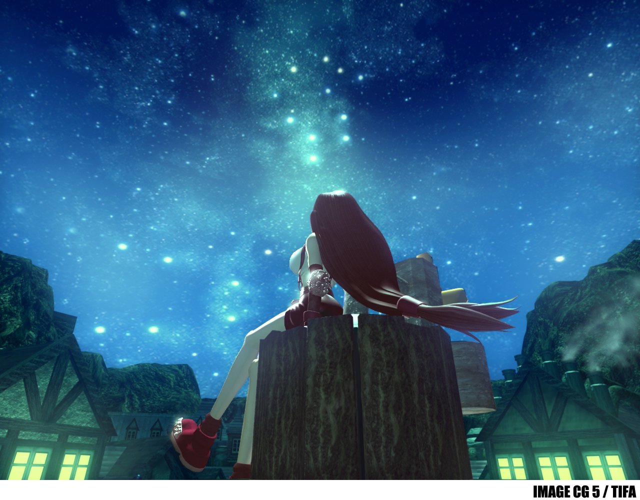 Final Fantasy 7 Ps1 Tifa - HD Wallpaper 