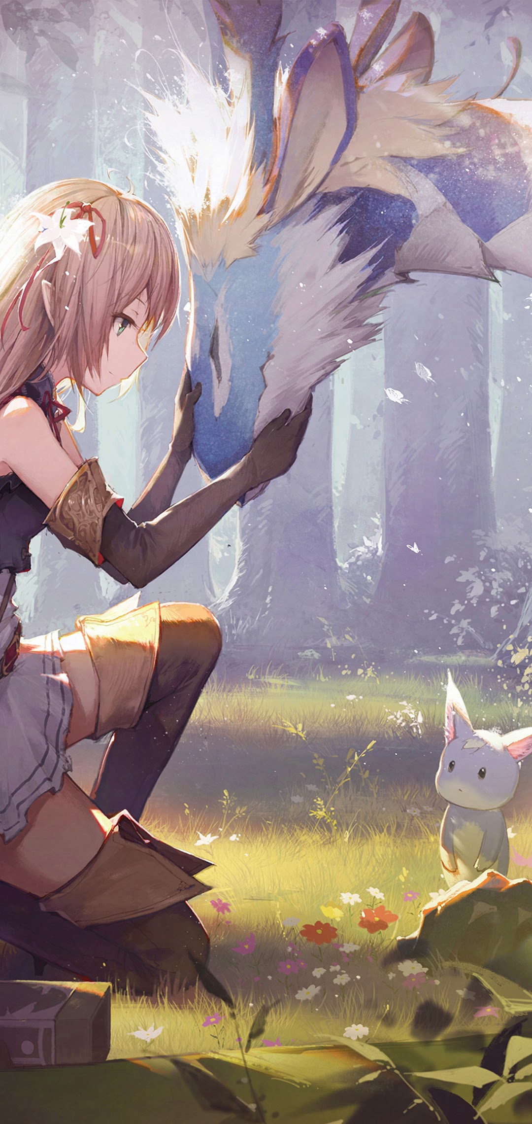 Anime, Girl, Fantasy, Creatures, 4k, - Shadowverse Wallpaper Iphone - 1080x2280  Wallpaper 