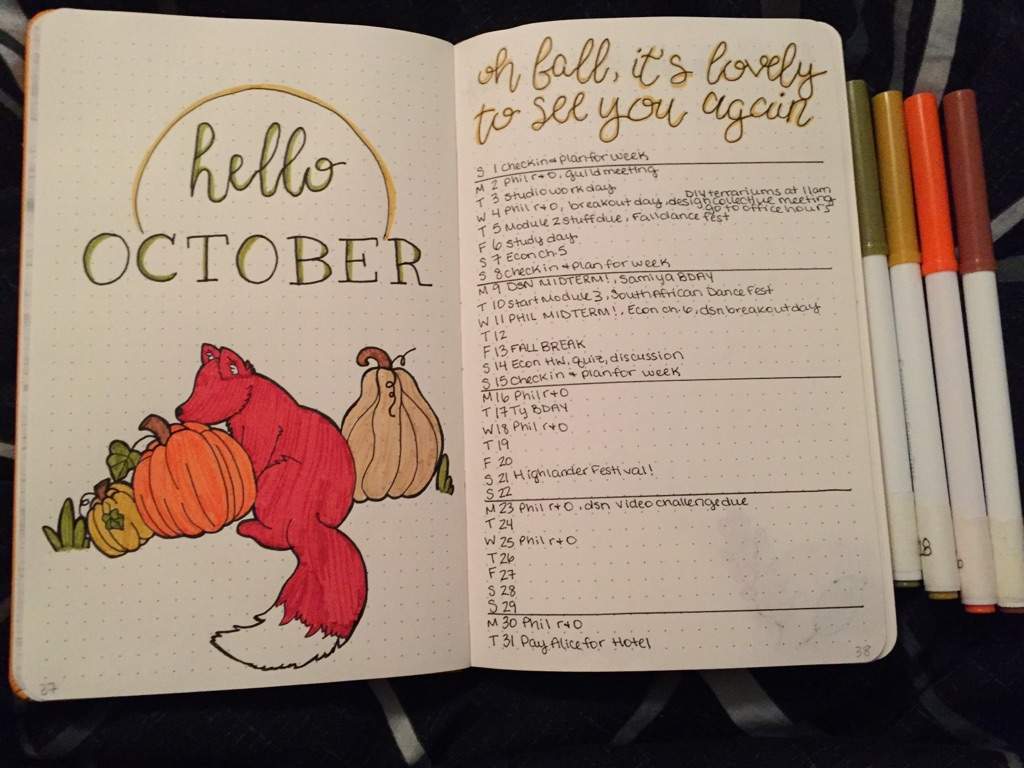 User Uploaded Image - Bullet Journal Hello Fall - HD Wallpaper 