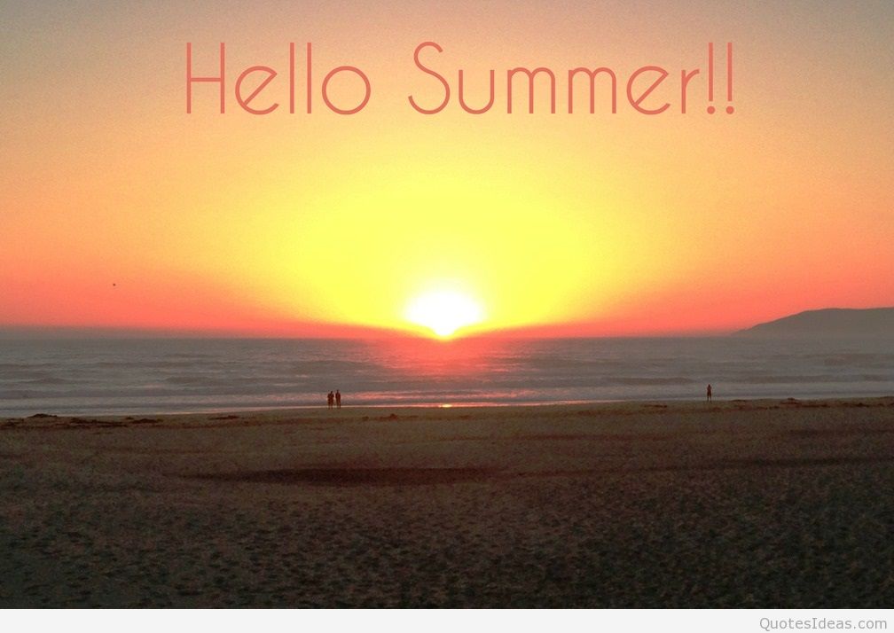 Hello Summer Night Wallpaper - Sunset - HD Wallpaper 