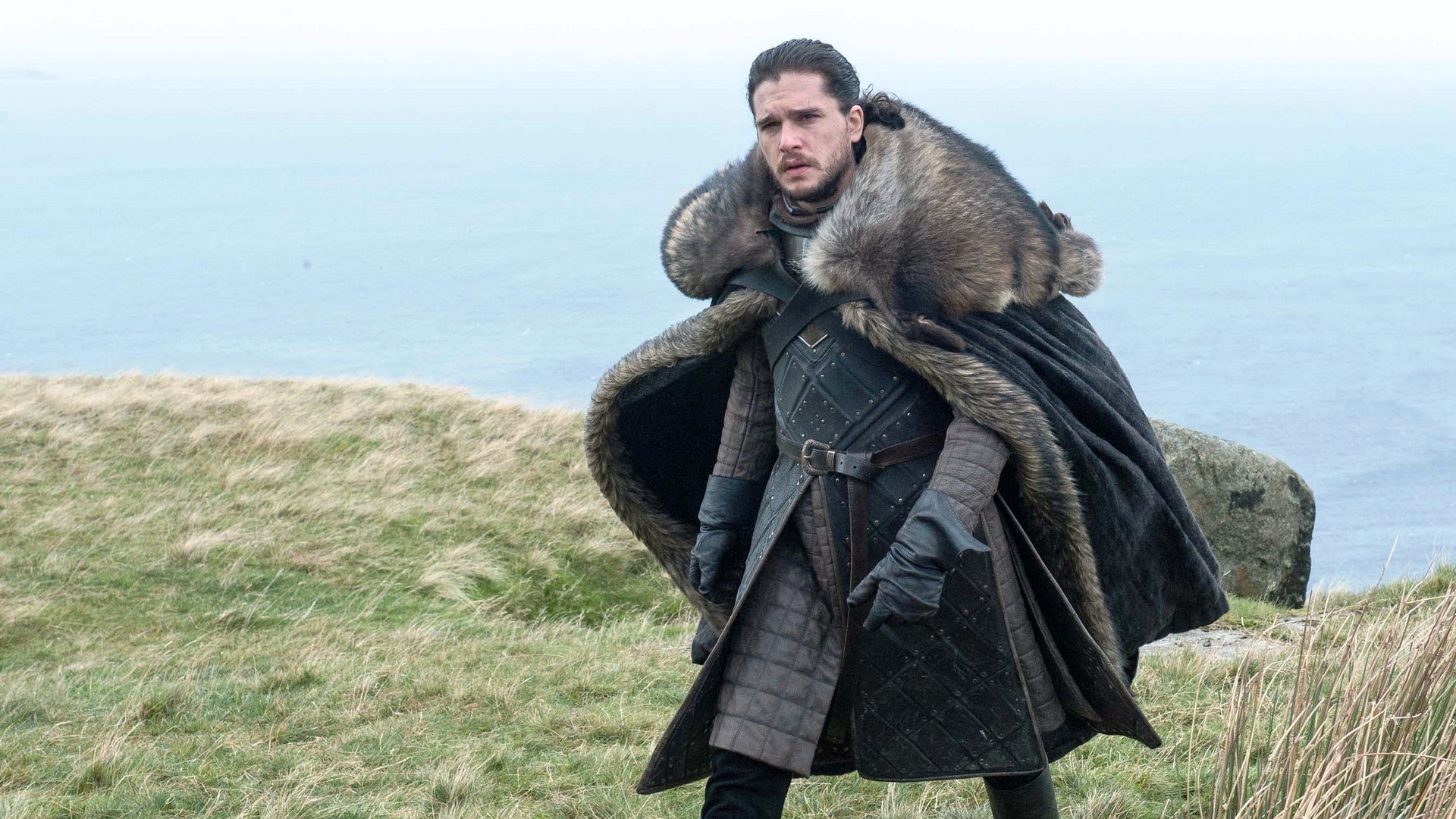 Game Of Thrones Cast Kit Harington As Jon Snow Wallpaper - HD Wallpaper 
