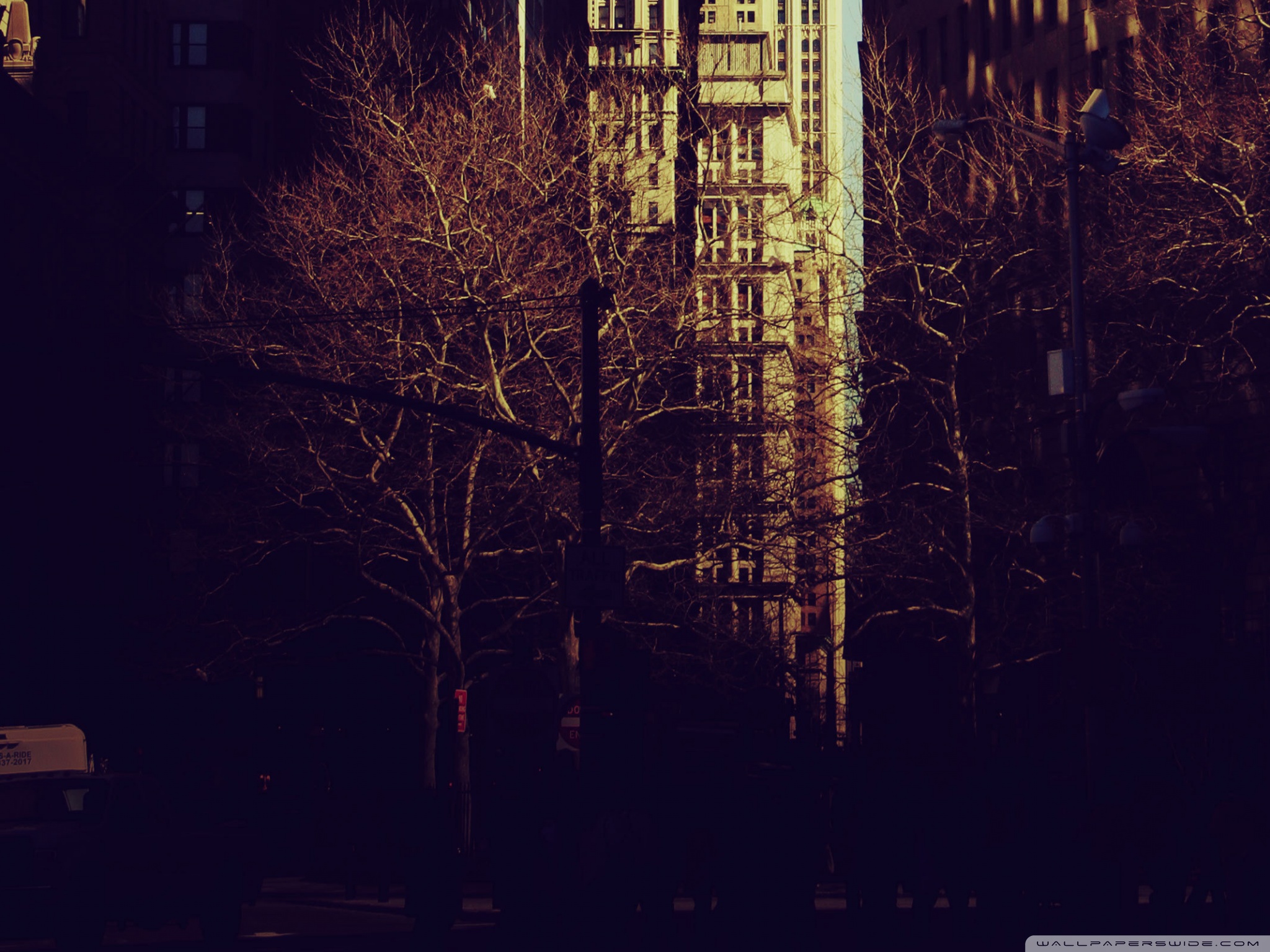 Autumn City - HD Wallpaper 