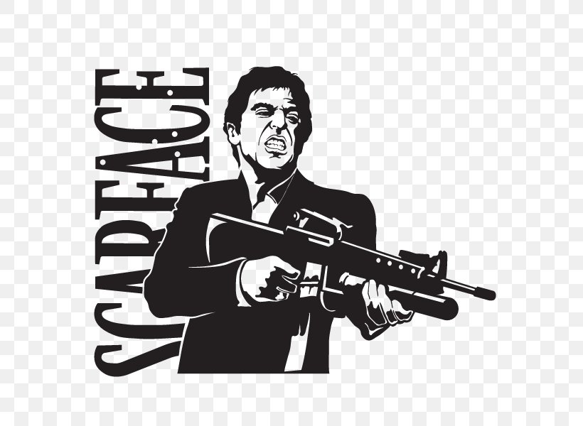 Al Pacino Tony Montana Scarface Wall Decal Sticker, - HD Wallpaper 