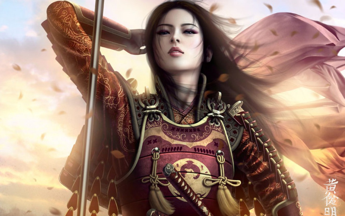 Warrior Girl - HD Wallpaper 